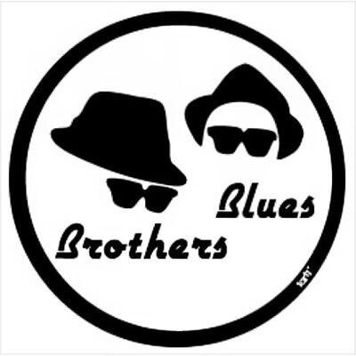 1art1 Blues Brothers Logo, Chapeaux Et Lunettes De Soleil Poster-Sticker Autocollant 9x9 cm - Publicité 1art1 Blues Brothers Logo, Chapeaux Et Lunettes De Soleil Poster-Sticker Autocollant 9x9 cm - Publicité
