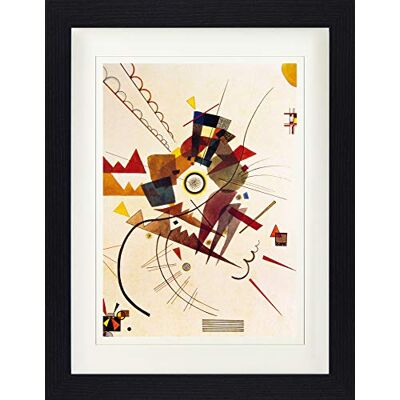 1art1 Vassily Kandinsky Poster Contour, 1924 Affiche Encadrée avec Passe-Partout Élégant Images Murales dans Un Cadre Photo 40x30 cm - Publicité 1art1 Vassily Kandinsky Poster Contour, 1924 Affiche Encadrée avec Passe-Partout Élégant Images Murales dans Un Cadre Photo 40x30 cm - Publicité