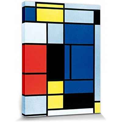 1art1 Piet Mondrian Poster Impression sur Toile Tableau No. I, 1921-1925 Affiche Murale XXL Encadrée Tendue sur Cadre en Bois Tableau 40x30 cm - Publicité 1art1 Piet Mondrian Poster Impression sur Toile Tableau No. I, 1921-1925 Affiche Murale XXL Encadrée Tendue sur Cadre en Bois Tableau 40x30 cm - Publicité