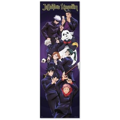 Grupo Erik Poster – Jujutsu Kaisen – 53 x 158 cm – Envoyé roulé – Affiches et impressions d'art – Affiches et impressions – Affiches de porte - Publicité Grupo Erik Poster – Jujutsu Kaisen – 53 x 158 cm – Envoyé roulé – Affiches et impressions d'art – Affiches et impressions – Affiches de porte - Publicité