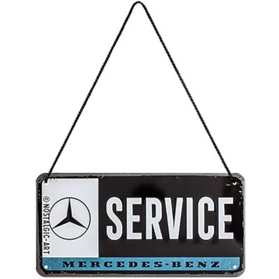 ART Plaque à suspendre rétro, 10 x 20 cm, Mercedes-Benz – Service original Mercedes-Benz license product (OLP), en métal, design vintage, Idée cadeau pour fans de Mercedes - Publicité ART Plaque à suspendre rétro, 10 x 20 cm, Mercedes-Benz – Service original Mercedes-Benz license product (OLP), en métal, design vintage, Idée cadeau pour fans de Mercedes - Publicité