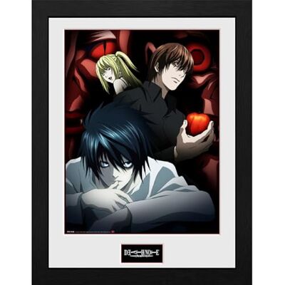 GB eye , Death Note, Light L and Misa, Photographie encadrée, 40x30 cm - Publicité GB eye , Death Note, Light L and Misa, Photographie encadrée, 40x30 cm - Publicité