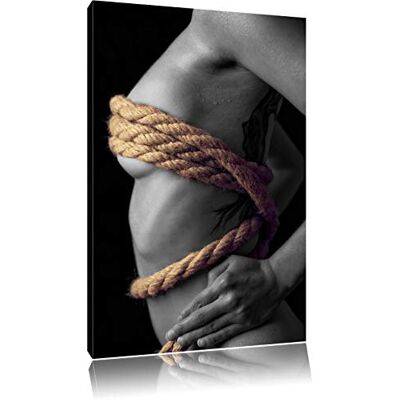 Pixxprint Dark Bound Lady noir / blanc Taille: 80x60 cm sur toile, énorme XXL Photos complètement encadrée avec civière, art impression sur murale avec cadre, moins cher que la peinture ou la peinture à l'huile, aucune affiche ou un poster - Publicité Pixxprint Dark Bound Lady noir / blanc Taille: 80x60 cm sur toile, énorme XXL Photos complètement encadrée avec civière, art impression sur murale avec cadre, moins cher que la peinture ou la peinture à l'huile, aucune affiche ou un poster - Publicité