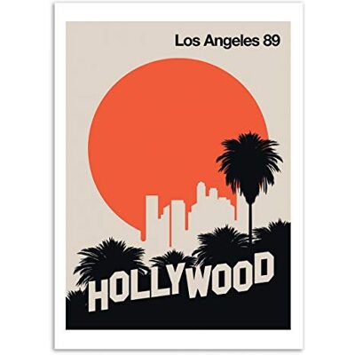 WALL EDITIONS Art-Poster Los Angeles 89 Bo Lundberg Format : 50 x 70 cm - Publicité WALL EDITIONS Art-Poster Los Angeles 89 Bo Lundberg Format : 50 x 70 cm - Publicité