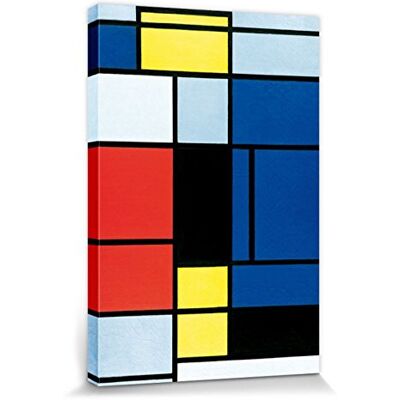 1art1 Piet Mondrian Poster Impression sur Toile Tableau No. I, 1921-1925 Affiche Murale XXL Encadrée Tendue sur Cadre en Bois Tableau 30x20 cm - Publicité 1art1 Piet Mondrian Poster Impression sur Toile Tableau No. I, 1921-1925 Affiche Murale XXL Encadrée Tendue sur Cadre en Bois Tableau 30x20 cm - Publicité