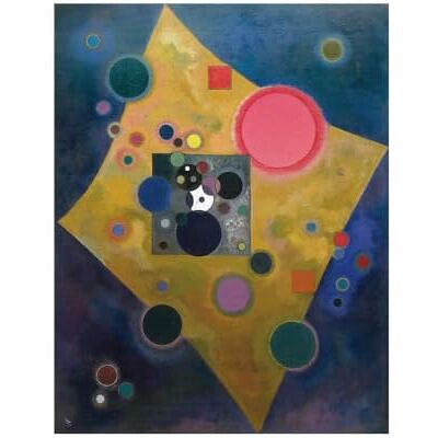1art1 Vassily Kandinsky Poster Accent en Rose, 1926 Affiche Murale 91x61 cm - Publicité 1art1 Vassily Kandinsky Poster Accent en Rose, 1926 Affiche Murale 91x61 cm - Publicité