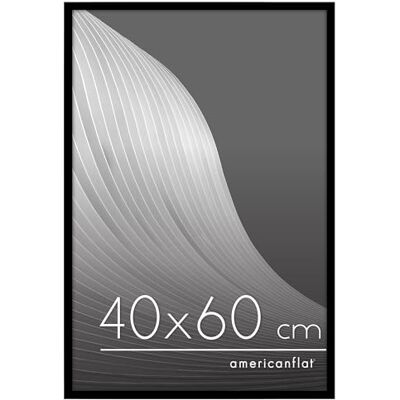 Americanflat Cadre Photo 40x60 cm Noir Cadre 60x40 cm avec Bordure Fine, Plexi Poli, Matériel de Suspension Intégré pour Mur - Publicité Americanflat Cadre Photo 40x60 cm Noir Cadre 60x40 cm avec Bordure Fine, Plexi Poli, Matériel de Suspension Intégré pour Mur - Publicité