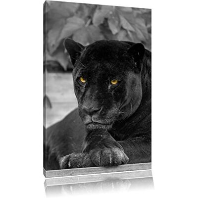 Pixxprint Panthère Noire Art Toile 60x40cm Murale XXL - Publicité Pixxprint Panthère Noire Art Toile 60x40cm Murale XXL - Publicité