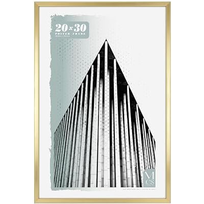 MCS Foundation 51x76 cm Cadre traditionnel en laiton, vertical et horizontal, montage mural, grand cadre photo portrait, cadre poster et peinture (Pack de 1) - Publicité MCS Foundation 51x76 cm Cadre traditionnel en laiton, vertical et horizontal, montage mural, grand cadre photo portrait, cadre poster et peinture (Pack de 1) - Publicité