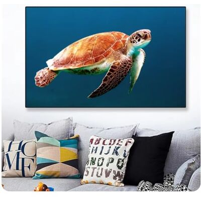 Generic Affiche d'animaux Marins HD Impression Tortue de mer Peinture sur Toile Art Mural Image Moderne Salon Décoration de la Maison 50x70cm / sans Cadre - Publicité Generic Affiche d'animaux Marins HD Impression Tortue de mer Peinture sur Toile Art Mural Image Moderne Salon Décoration de la Maison 50x70cm / sans Cadre - Publicité