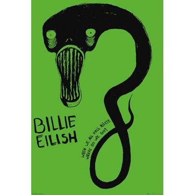 empireposter Eilish, Billie Poster Ghoul + Poster Ü - Publicité empireposter Eilish, Billie Poster Ghoul + Poster Ü - Publicité