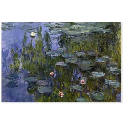 Hexoa Poster Les Nympheas Claude Monet Made in France Affiche seule 30x20 - Publicité Hexoa Poster Les Nympheas Claude Monet Made in France Affiche seule 30x20 - Publicité
