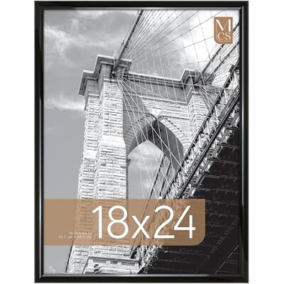 MCS Trendsetter Large Cadre pour Affiche 45,7 x 61 cm, Noir Brillant, Orientation Verticale et Horizontale pour Photos, Affiches et Impressions d'art - Publicité MCS Trendsetter Large Cadre pour Affiche 45,7 x 61 cm, Noir Brillant, Orientation Verticale et Horizontale pour Photos, Affiches et Impressions d'art - Publicité