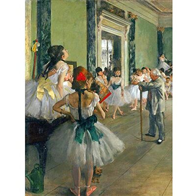 Wee Blue Coo Edgar Degas Ballet Class Old Master Painting Wall Art Print Mur Décor 30 x 41 cm - Publicité Wee Blue Coo Edgar Degas Ballet Class Old Master Painting Wall Art Print Mur Décor 30 x 41 cm - Publicité