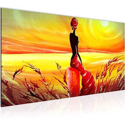 Tableau Decoration Murale Afrique Femme 1 Partie Moderne Toile non tissée Salon Salle Africain Motif Coloré 002412a - Publicité Tableau Decoration Murale Afrique Femme 1 Partie Moderne Toile non tissée Salon Salle Africain Motif Coloré 002412a - Publicité