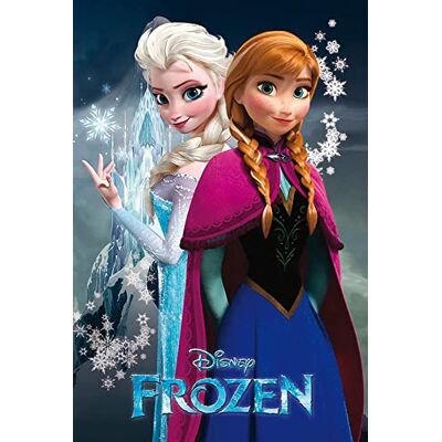 Disney Poster Frozen Elsa & Anna (61cm x 91,5cm) - Publicité Disney Poster Frozen Elsa & Anna (61cm x 91,5cm) - Publicité