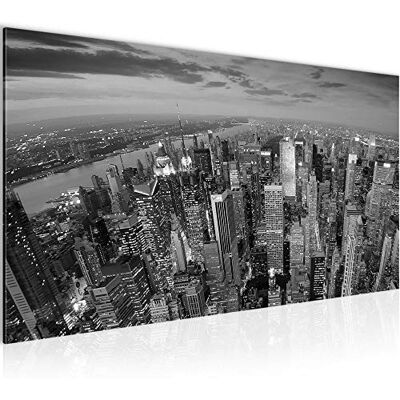 Tableau Decoration Murale New York City 1 Partie Moderne Toile non tissée Salon Salle Horizon Noir Et Blanc 600412c - Publicité Tableau Decoration Murale New York City 1 Partie Moderne Toile non tissée Salon Salle Horizon Noir Et Blanc 600412c - Publicité