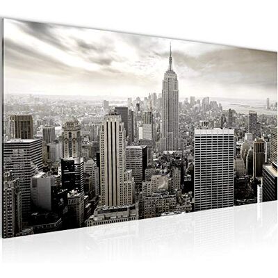 Tableau Decoration Murale New York City 1 Partie Moderne Toile non tissée Salon Salle Horizon Noir Et Blanc 603412c - Publicité Tableau Decoration Murale New York City 1 Partie Moderne Toile non tissée Salon Salle Horizon Noir Et Blanc 603412c - Publicité