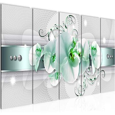 ART Peinture Fleurs Orchidée Impression sur Toile intissee Decoration Murale Salon Chambre 007956b - Publicité ART Peinture Fleurs Orchidée Impression sur Toile intissee Decoration Murale Salon Chambre 007956b - Publicité