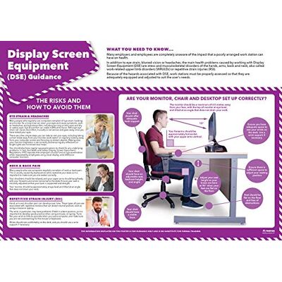Daydream Education Affiche de sécurité et de santé en papier brillant laminé 850 mm x 594 mm (A1) - Publicité Daydream Education Affiche de sécurité et de santé en papier brillant laminé 850 mm x 594 mm (A1) - Publicité
