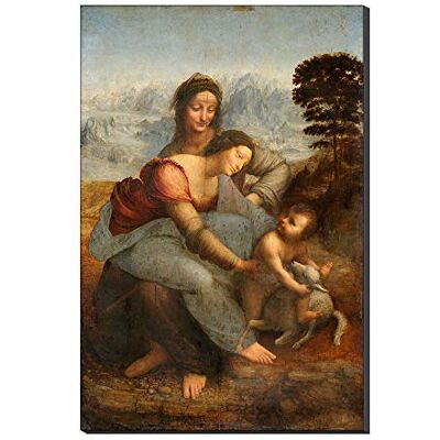 Annick Goutal La Vierge Et l'enfant avec Sainte Anne De Léonard De Vinci, Reproduction De Tableaux sur Toile Célèbres Reproductions Imprimées sur du Papier Peint pour Toiles (40_x_60_cm) - Publicité Annick Goutal La Vierge Et l'enfant avec Sainte Anne De Léonard De Vinci, Reproduction De Tableaux sur Toile Célèbres Reproductions Imprimées sur du Papier Peint pour Toiles (40_x_60_cm) - Publicité