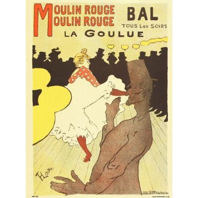 onthewall Art Nouveau Poster Art imprimé par Henri de Toulouse – Lautrec Moulin Rouge PDP 030 - Publicité onthewall Art Nouveau Poster Art imprimé par Henri de Toulouse – Lautrec Moulin Rouge PDP 030 - Publicité