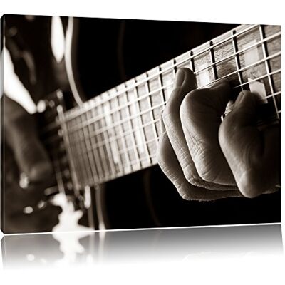 Pixxprint Dark Image de la guitare sur toile, énorme XXL Photos complètement encadrée avec civière, art impression sur murale avec cadre, moins cher que la peinture ou de l'image, aucune affiche ou un poster taille: 100x70 cm - Publicité Pixxprint Dark Image de la guitare sur toile, énorme XXL Photos complètement encadrée avec civière, art impression sur murale avec cadre, moins cher que la peinture ou de l'image, aucune affiche ou un poster taille: 100x70 cm - Publicité