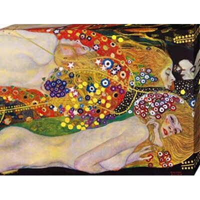 1art1 Gustav Klimt Poster Impression sur Toile Serpents d'eau II, 1904–1907 Affiche Murale XXL Encadrée Tendue sur Cadre en Bois Tableau 80x60 cm - Publicité 1art1 Gustav Klimt Poster Impression sur Toile Serpents d'eau II, 1904–1907 Affiche Murale XXL Encadrée Tendue sur Cadre en Bois Tableau 80x60 cm - Publicité