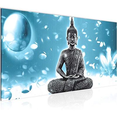 Tableau Decoration Murale Bouddha Feng Shui 1 Partie Moderne Toile non tissée Salon Salle Bien-Être Spa Turquoise 501012b - Publicité Tableau Decoration Murale Bouddha Feng Shui 1 Partie Moderne Toile non tissée Salon Salle Bien-Être Spa Turquoise 501012b - Publicité