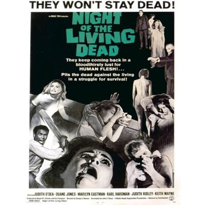 onthewall Night of The Living Dead Movie Poster Art Print 40 x 30 cm (Msp0005) - Publicité onthewall Night of The Living Dead Movie Poster Art Print 40 x 30 cm (Msp0005) - Publicité