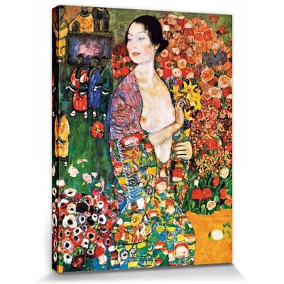 1art1 Gustav Klimt Poster Impression sur Toile La Danseuse, 1916 Affiche Murale XXL Encadrée Tendue sur Cadre en Bois Tableau 80x60 cm - Publicité 1art1 Gustav Klimt Poster Impression sur Toile La Danseuse, 1916 Affiche Murale XXL Encadrée Tendue sur Cadre en Bois Tableau 80x60 cm - Publicité