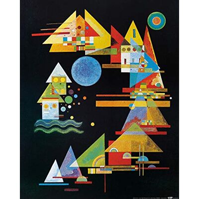 1art1 Vassily Kandinsky Poster Pointes en Arc, 1927 Affiche Reproduction 50x40 cm - Publicité 1art1 Vassily Kandinsky Poster Pointes en Arc, 1927 Affiche Reproduction 50x40 cm - Publicité