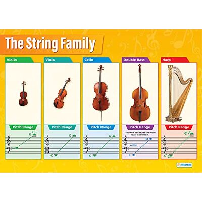 Daydream Education Family Instruments Affiches musicales Papier brillant laminé mesurant 850 mm x 594 mm (A1) Tableaux musicaux pour la salle de classe Tableaux éducatifs - Publicité Daydream Education Family Instruments Affiches musicales Papier brillant laminé mesurant 850 mm x 594 mm (A1) Tableaux musicaux pour la salle de classe Tableaux éducatifs - Publicité