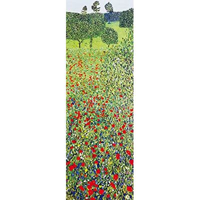 1art1 Gustav Klimt Poster Impression sur Toile Champ de Coquelicots, 1907 Affiche Murale XXL Encadrée Tendue sur Cadre en Bois Tableau 150x50 cm - Publicité 1art1 Gustav Klimt Poster Impression sur Toile Champ de Coquelicots, 1907 Affiche Murale XXL Encadrée Tendue sur Cadre en Bois Tableau 150x50 cm - Publicité