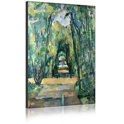 Annick Goutal Toile Tableaux Célèbres Avenue à Chantilly par Paul Cézanne Art Mural Reproduction De Toiles Imprimées sur Toile Illustration pour La Décoration Intérieure (Pas de Cadre,50_x_70_cm) - Publicité Annick Goutal Toile Tableaux Célèbres Avenue à Chantilly par Paul Cézanne Art Mural Reproduction De Toiles Imprimées sur Toile Illustration pour La Décoration Intérieure (Pas de Cadre,50_x_70_cm) - Publicité
