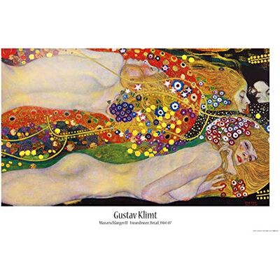 1art1 Gustav Klimt Poster Serpents d'eau II, 1904–1907 Affiche Murale 91x61 cm - Publicité 1art1 Gustav Klimt Poster Serpents d'eau II, 1904–1907 Affiche Murale 91x61 cm - Publicité