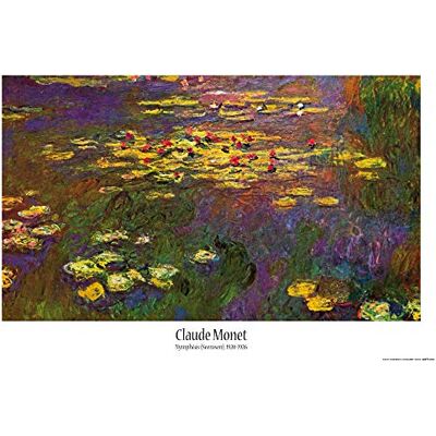 1art1 Claude Monet Poster Nymphéas, Nénuphars Affiche Murale 91x61 cm - Publicité 1art1 Claude Monet Poster Nymphéas, Nénuphars Affiche Murale 91x61 cm - Publicité