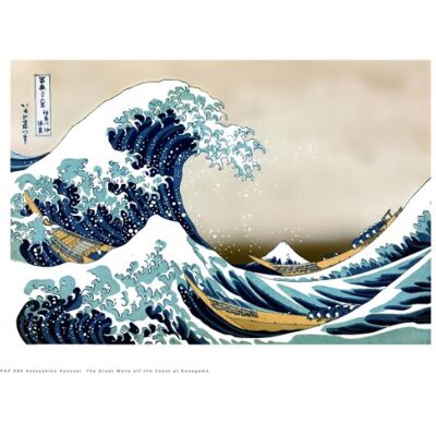 onthewall - Hokusai The Great Wave Off Kanagawa - affiche - Publicité onthewall - Hokusai The Great Wave Off Kanagawa - affiche - Publicité