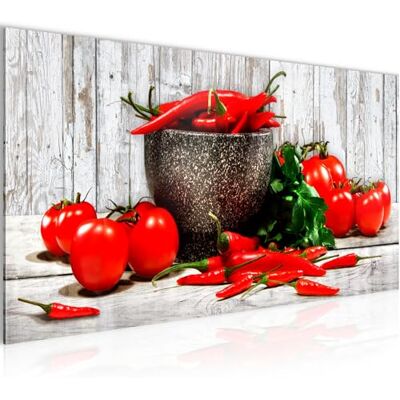 Tableau Decoration Murale Cuisine Légumes 1 Partie Moderne Toile non tissée Salon Salle Bois Blanc Rouge 005812b - Publicité Tableau Decoration Murale Cuisine Légumes 1 Partie Moderne Toile non tissée Salon Salle Bois Blanc Rouge 005812b - Publicité