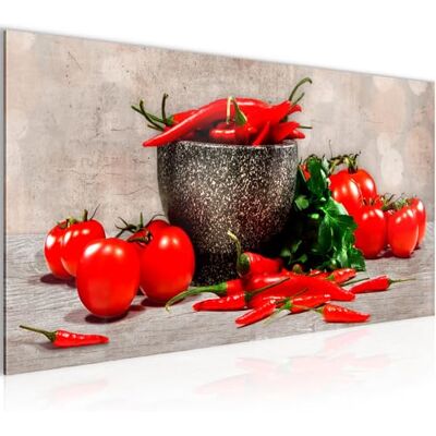 Tableau Decoration Murale Cuisine Légumes 1 Partie Moderne Toile non tissée Salon Salle Briques Rouge 005812c - Publicité Tableau Decoration Murale Cuisine Légumes 1 Partie Moderne Toile non tissée Salon Salle Briques Rouge 005812c - Publicité