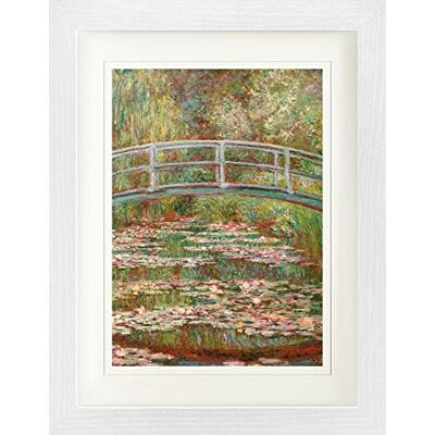 1art1 Claude Monet Poster Le Pont Japonais, 1899 Affiche Encadrée avec Passe-Partout Élégant Images Murales dans Un Cadre Photo 40x30 cm - Publicité 1art1 Claude Monet Poster Le Pont Japonais, 1899 Affiche Encadrée avec Passe-Partout Élégant Images Murales dans Un Cadre Photo 40x30 cm - Publicité