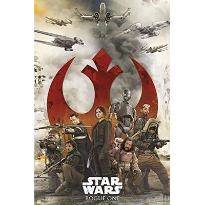 empireposter Empire Interactive Poster Star Wars Rogue One Rebels 61 x 91,5 cm + 1 poster de 61 x 91,5 cm - Publicité empireposter Empire Interactive Poster Star Wars Rogue One Rebels 61 x 91,5 cm + 1 poster de 61 x 91,5 cm - Publicité