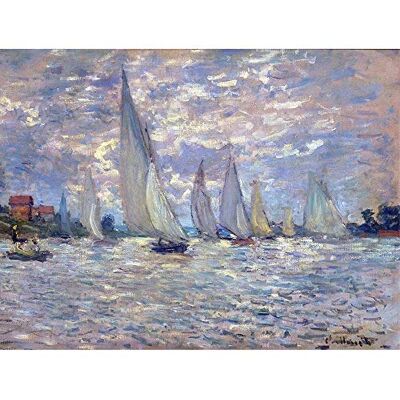 Wee Blue Coo Claude Monet Les Barques Old Master Painting Wall Art Print Mur Décor 30 x 41 cm - Publicité Wee Blue Coo Claude Monet Les Barques Old Master Painting Wall Art Print Mur Décor 30 x 41 cm - Publicité