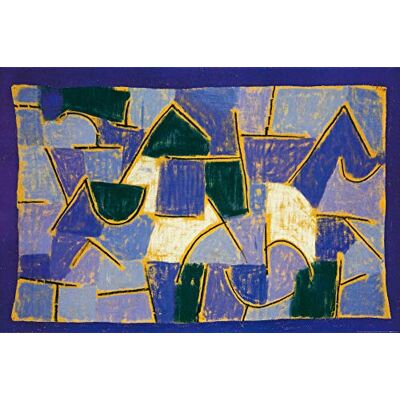 1art1 Paul Klee Posters XXL Nuit Bleue, 1937 Affiche 120x80 cm - Publicité 1art1 Paul Klee Posters XXL Nuit Bleue, 1937 Affiche 120x80 cm - Publicité