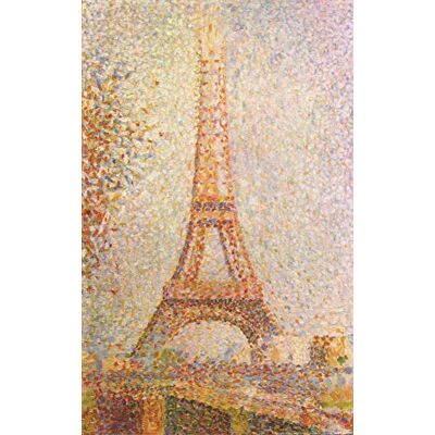 1art1 Georges Seurat Poster La Tour Eiffel Affiche Reproduction 80x50 cm - Publicité 1art1 Georges Seurat Poster La Tour Eiffel Affiche Reproduction 80x50 cm - Publicité