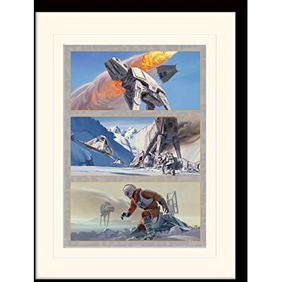 Star Wars (Battle on Hoth 30 x 40 cm Objet Souvenir - Publicité Star Wars (Battle on Hoth 30 x 40 cm Objet Souvenir - Publicité