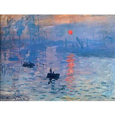 Wee Blue Coo Claude Monet Impression Sunrise Old Master Painting Wall Art Print Mur Décor 30 x 41 cm - Publicité Wee Blue Coo Claude Monet Impression Sunrise Old Master Painting Wall Art Print Mur Décor 30 x 41 cm - Publicité