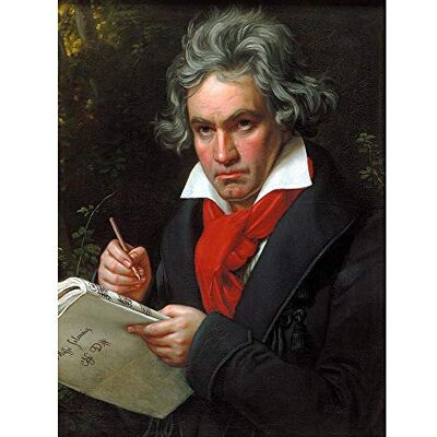 Wee Blue Coo Stieler Composer Ludwig Van Beethoven Wall Art Print Mur Décor 30 x 41 cm - Publicité Wee Blue Coo Stieler Composer Ludwig Van Beethoven Wall Art Print Mur Décor 30 x 41 cm - Publicité