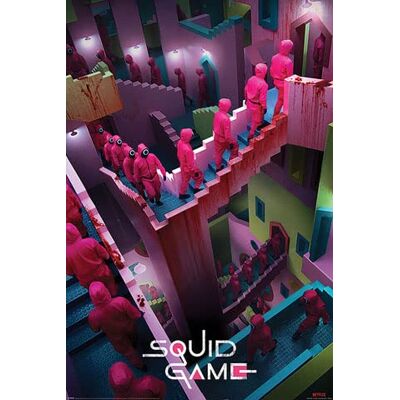empireposter Squid Game – Crazy Stairs – Poster série TV – Dimensions : 61 x 91,5 cm - Publicité empireposter Squid Game – Crazy Stairs – Poster série TV – Dimensions : 61 x 91,5 cm - Publicité