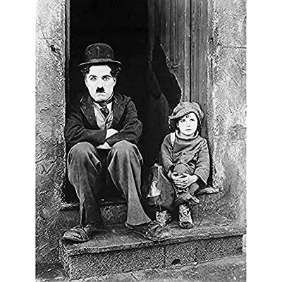ART Affiche Murale sans Cadre Silent Movie Still Charlie Chaplin the Kid - Publicité ART Affiche Murale sans Cadre Silent Movie Still Charlie Chaplin the Kid - Publicité